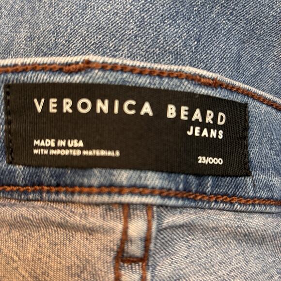 Veronica Beard Women's Maera High Rise Button Fly Skinny Jeans Size 23 EUC - Picture 10 of 11